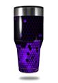 Skin Decal Wrap for Walmart Ozark Trail Tumblers 40oz HEX Purple (TUMBLER NOT INCLUDED)