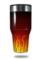 Skin Decal Wrap for Walmart Ozark Trail Tumblers 40oz Fire on Black (TUMBLER NOT INCLUDED)