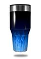 Skin Decal Wrap for Walmart Ozark Trail Tumblers 40oz Fire Blue (TUMBLER NOT INCLUDED)