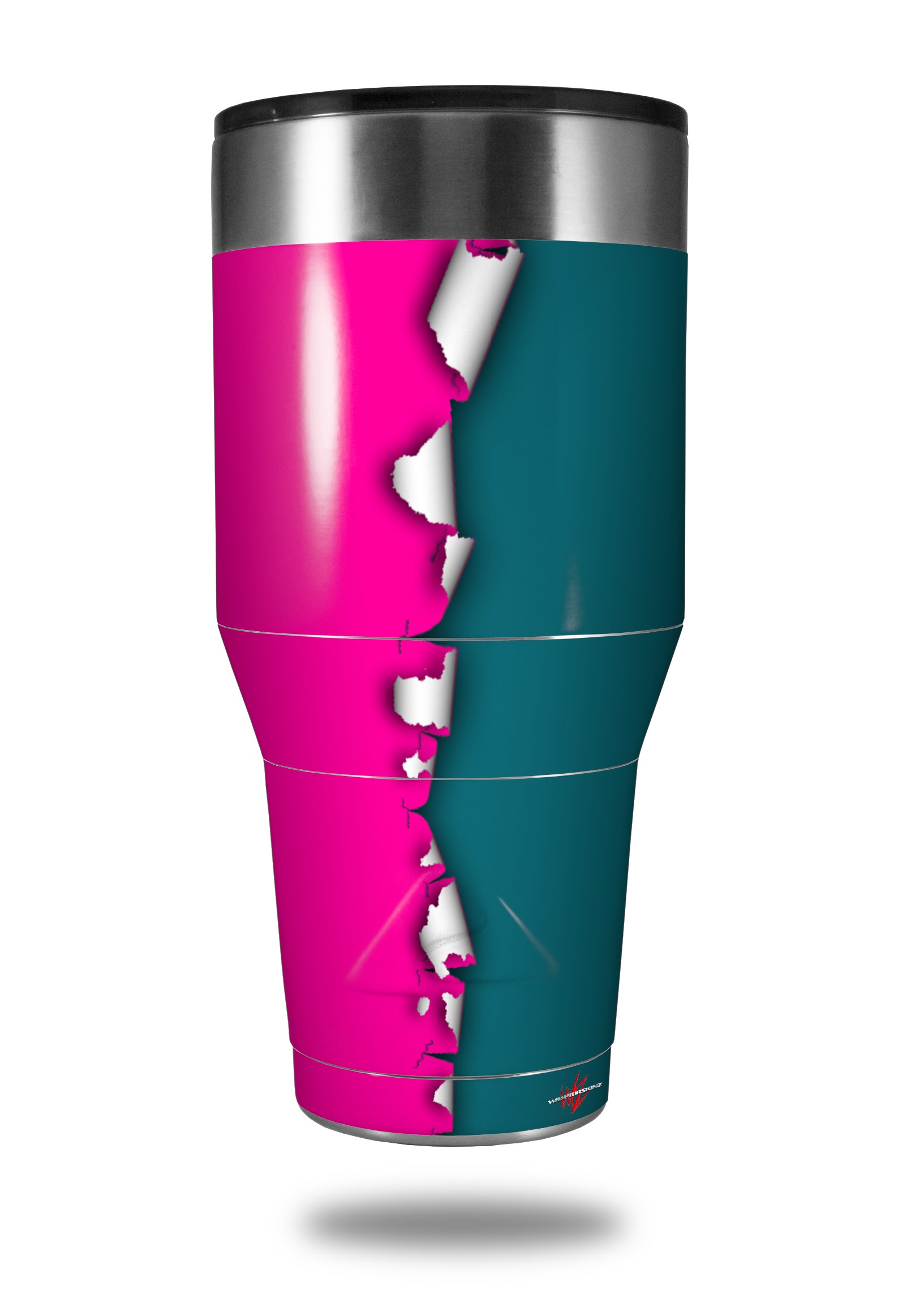 ozark trail tumbler 40oz skin wraps ripped colors hot pink seafoam