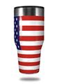 Skin Decal Wrap for Walmart Ozark Trail Tumblers 40oz USA American Flag 01 (TUMBLER NOT INCLUDED)