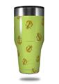 Skin Decal Wrap for Walmart Ozark Trail Tumblers 40oz Anchors Away Sage Green (TUMBLER NOT INCLUDED)