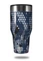 Skin Decal Wrap for Walmart Ozark Trail Tumblers 40oz HEX Mesh Camo 01 Blue (TUMBLER NOT INCLUDED)