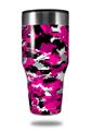 Skin Decal Wrap for Walmart Ozark Trail Tumblers 40oz WraptorCamo Digital Camo Hot Pink (TUMBLER NOT INCLUDED)