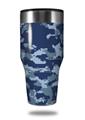 Skin Decal Wrap for Walmart Ozark Trail Tumblers 40oz WraptorCamo Digital Camo Navy (TUMBLER NOT INCLUDED)