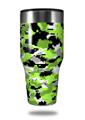 Skin Decal Wrap for Walmart Ozark Trail Tumblers 40oz WraptorCamo Digital Camo Neon Green (TUMBLER NOT INCLUDED)