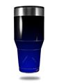 Skin Decal Wrap for Walmart Ozark Trail Tumblers 40oz Smooth Fades Blue Black (TUMBLER NOT INCLUDED)