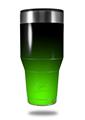 Skin Decal Wrap for Walmart Ozark Trail Tumblers 40oz Smooth Fades Green Black (TUMBLER NOT INCLUDED)