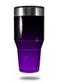 Skin Decal Wrap for Walmart Ozark Trail Tumblers 40oz Smooth Fades Purple Black (TUMBLER NOT INCLUDED)