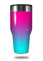Skin Decal Wrap for Walmart Ozark Trail Tumblers 40oz Smooth Fades Neon Teal Hot Pink (TUMBLER NOT INCLUDED)