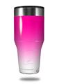 Skin Decal Wrap for Walmart Ozark Trail Tumblers 40oz Smooth Fades White Hot Pink (TUMBLER NOT INCLUDED)