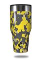 Skin Decal Wrap for Walmart Ozark Trail Tumblers 40oz WraptorCamo Old School Camouflage Camo Yellow (TUMBLER NOT INCLUDED)