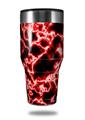 Skin Decal Wrap for Walmart Ozark Trail Tumblers 40oz Electrify Red (TUMBLER NOT INCLUDED)