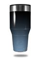 Skin Decal Wrap for Walmart Ozark Trail Tumblers 40oz Smooth Fades Blue Dust Black (TUMBLER NOT INCLUDED)