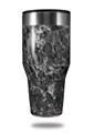 Skin Decal Wrap for Walmart Ozark Trail Tumblers 40oz Marble Granite 06 Black Gray (TUMBLER NOT INCLUDED)