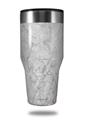 Skin Decal Wrap for Walmart Ozark Trail Tumblers 40oz Marble Granite 09 White Gray (TUMBLER NOT INCLUDED)