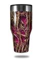 Skin Decal Wrap for Walmart Ozark Trail Tumblers 40oz WraptorCamo Grassy Marsh Camo Neon Fuchsia Hot Pink (TUMBLER NOT INCLUDED)