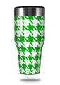 Skin Decal Wrap for Walmart Ozark Trail Tumblers 40oz Houndstooth Green (TUMBLER NOT INCLUDED)