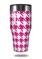 Skin Decal Wrap for Walmart Ozark Trail Tumblers 40oz Houndstooth Hot Pink (TUMBLER NOT INCLUDED)