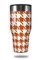 Skin Decal Wrap for Walmart Ozark Trail Tumblers 40oz Houndstooth Burnt Orange (TUMBLER NOT INCLUDED)