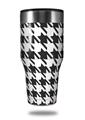 Skin Decal Wrap for Walmart Ozark Trail Tumblers 40oz Houndstooth Dark Gray (TUMBLER NOT INCLUDED)