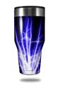 Skin Decal Wrap for Walmart Ozark Trail Tumblers 40oz Lightning Blue (TUMBLER NOT INCLUDED)