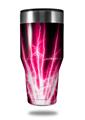 Skin Decal Wrap for Walmart Ozark Trail Tumblers 40oz Lightning Pink (TUMBLER NOT INCLUDED)