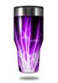 Skin Decal Wrap for Walmart Ozark Trail Tumblers 40oz Lightning Purple (TUMBLER NOT INCLUDED)