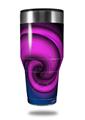 Skin Decal Wrap for Walmart Ozark Trail Tumblers 40oz Alecias Swirl 01 Purple (TUMBLER NOT INCLUDED)