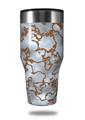 Skin Decal Wrap for Walmart Ozark Trail Tumblers 40oz Rusted Metal (TUMBLER NOT INCLUDED)