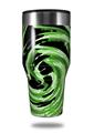 Skin Decal Wrap for Walmart Ozark Trail Tumblers 40oz Alecias Swirl 02 Green (TUMBLER NOT INCLUDED)