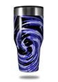 Skin Decal Wrap for Walmart Ozark Trail Tumblers 40oz Alecias Swirl 02 Blue (TUMBLER NOT INCLUDED)