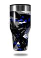 Skin Decal Wrap for Walmart Ozark Trail Tumblers 40oz Abstract 02 Blue (TUMBLER NOT INCLUDED)