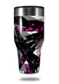 Skin Decal Wrap for Walmart Ozark Trail Tumblers 40oz Abstract 02 Pink (TUMBLER NOT INCLUDED)