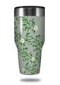 Skin Decal Wrap for Walmart Ozark Trail Tumblers 40oz Victorian Design Green (TUMBLER NOT INCLUDED)
