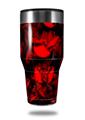 Skin Decal Wrap for Walmart Ozark Trail Tumblers 40oz Skulls Confetti Red (TUMBLER NOT INCLUDED)