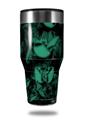 Skin Decal Wrap for Walmart Ozark Trail Tumblers 40oz Skulls Confetti Seafoam Green (TUMBLER NOT INCLUDED)