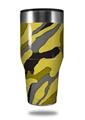 Skin Decal Wrap for Walmart Ozark Trail Tumblers 40oz Camouflage Yellow (TUMBLER NOT INCLUDED)