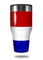 Skin Decal Wrap for Walmart Ozark Trail Tumblers 40oz Red White and Blue (TUMBLER NOT INCLUDED)