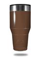 Skin Decal Wrap for Walmart Ozark Trail Tumblers 40oz Solids Collection Chocolate Brown (TUMBLER NOT INCLUDED)