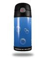 Skin Decal Wrap for Thermos Funtainer 12oz Bottle Bubbles Blue (BOTTLE NOT INCLUDED)