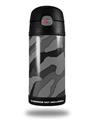 Skin Decal Wrap for Thermos Funtainer 12oz Bottle Camouflage Gray (BOTTLE NOT INCLUDED)