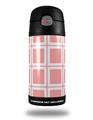 Skin Decal Wrap for Thermos Funtainer 12oz Bottle Squared Pink (BOTTLE NOT INCLUDED)