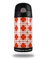 Skin Decal Wrap for Thermos Funtainer 12oz Bottle Boxed Red (BOTTLE NOT INCLUDED)