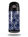 Skin Decal Wrap for Thermos Funtainer 12oz Bottle Wavey Navy Blue (BOTTLE NOT INCLUDED)