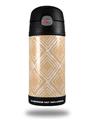 Skin Decal Wrap for Thermos Funtainer 12oz Bottle Wavey Peach (BOTTLE NOT INCLUDED)