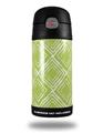 Skin Decal Wrap for Thermos Funtainer 12oz Bottle Wavey Sage Green (BOTTLE NOT INCLUDED)