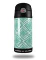 Skin Decal Wrap for Thermos Funtainer 12oz Bottle Wavey Seafoam Green (BOTTLE NOT INCLUDED)