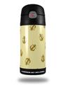 Skin Decal Wrap for Thermos Funtainer 12oz Bottle Anchors Away Yellow Sunshine (BOTTLE NOT INCLUDED)