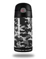 Skin Decal Wrap for Thermos Funtainer 12oz Bottle WraptorCamo Digital Camo Gray (BOTTLE NOT INCLUDED)